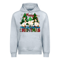 Heather Grey merry christmas duck Urban Hoodie - Zillion Design Studio