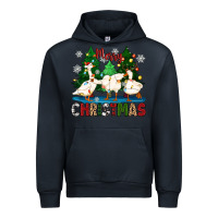 Navy merry christmas duck Urban Hoodie - Zillion Design Studio