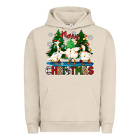 Pigment French Oak merry christmas duck Urban Hoodie - Zillion Design Studio