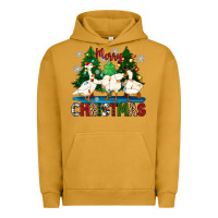 Pigment Peanut Butter merry christmas duck Urban Hoodie - Zillion Design Studio