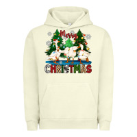 Pigment Pistachio merry christmas duck Urban Hoodie - Zillion Design Studio