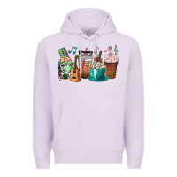 Lilac music teacher coffee cups Premium Hoodie - texasbilliewilder