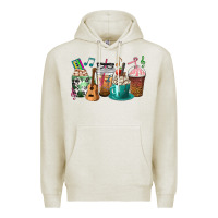 Oatmeal Heather music teacher coffee cups Premium Hoodie - texasbilliewilder