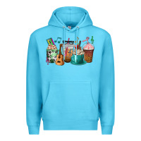 Ocean Blue music teacher coffee cups Premium Hoodie - texasbilliewilder