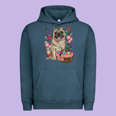 Urban Hoodie easter pug