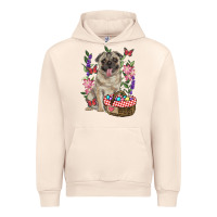 Sandshell easter pug Urban Hoodie - RanaPortraitStore