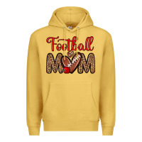 Antique Gold football mom Premium Hoodie - Zillion Design Studio