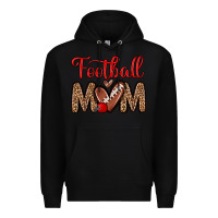 Black football mom Premium Hoodie - Zillion Design Studio