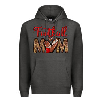 Charcoal Heather football mom Premium Hoodie - Zillion Design Studio
