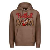 Chestnut football mom Premium Hoodie - Zillion Design Studio