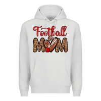 Dove Grey football mom Premium Hoodie - Zillion Design Studio