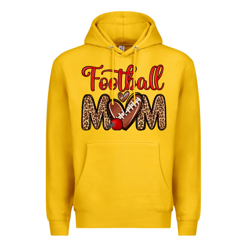 Football Mom Premium Hoodie by Zillion Design Studio | Teevron