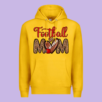 Football Mom Premium Hoodie Designed By Zillion Design Studio