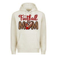 Oatmeal Heather football mom Premium Hoodie - Zillion Design Studio