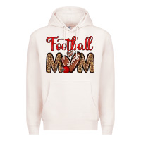 Pale Pink football mom Premium Hoodie - Zillion Design Studio
