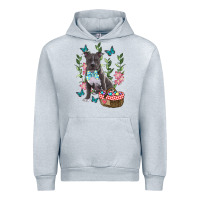 Heather Grey easter pitbull Urban Hoodie - RanaPortraitStore