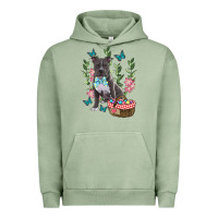 Pigment Oil Green easter pitbull Urban Hoodie - RanaPortraitStore