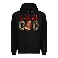 Black football dad Premium Hoodie - Zillion Design Studio