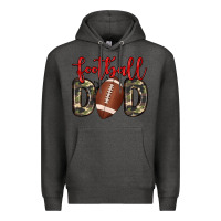 Charcoal Heather football dad Premium Hoodie - Zillion Design Studio