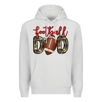 Dove Grey football dad Premium Hoodie - Zillion Design Studio