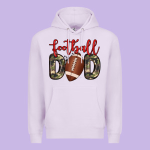 Football Dad Premium Hoodie Designed By Zillion Design Studio