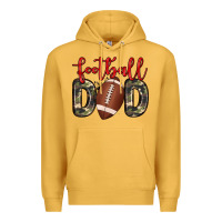 Mustard football dad Premium Hoodie - Zillion Design Studio