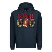 Navy football dad Premium Hoodie - Zillion Design Studio