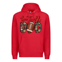 Red football dad Premium Hoodie - Zillion Design Studio