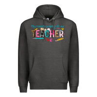 Charcoal Heather my favorite people call me teacher Premium Hoodie - texasbilliewilder