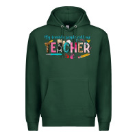 Sports Green my favorite people call me teacher Premium Hoodie - texasbilliewilder