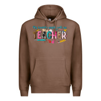 Chestnut my favorite people call me teacher Premium Hoodie - texasbilliewilder