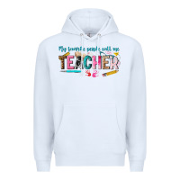 White my favorite people call me teacher Premium Hoodie - texasbilliewilder