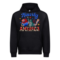 Black howdy america western Urban Hoodie - texasbilliewilder