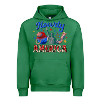 Emerald howdy america western Urban Hoodie - texasbilliewilder