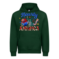 Forest Green howdy america western Urban Hoodie - texasbilliewilder
