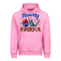 Fuchsia Pink howdy america western Urban Hoodie - texasbilliewilder