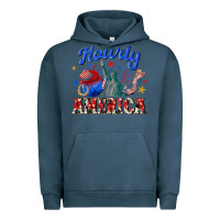 Pigment Midnight Navy howdy america western Urban Hoodie - texasbilliewilder