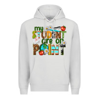 Dove Grey my student are on point Premium Hoodie - texasbilliewilder