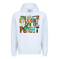 White my student are on point Premium Hoodie - texasbilliewilder