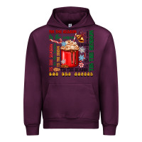 Mauve Wine tis the season Urban Hoodie - Zillion Design Studio