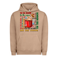 Pigment Burro tis the season Urban Hoodie - Zillion Design Studio