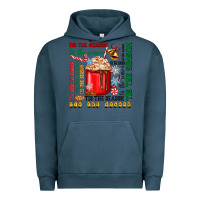 Pigment Midnight Navy tis the season Urban Hoodie - Zillion Design Studio