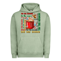 Pigment Oil Green tis the season Urban Hoodie - Zillion Design Studio