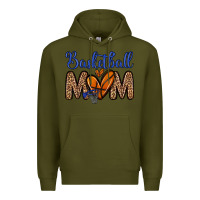 Army Green basketball mom Premium Hoodie - Zillion Design Studio
