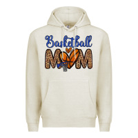 Oatmeal Heather basketball mom Premium Hoodie - Zillion Design Studio