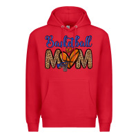Red basketball mom Premium Hoodie - Zillion Design Studio