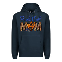 Navy basketball mom Premium Hoodie - Zillion Design Studio
