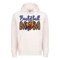 Pale Pink basketball mom Premium Hoodie - Zillion Design Studio