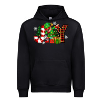 Black christmas joy elf Urban Hoodie - Zillion Design Studio