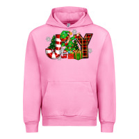 Fuchsia Pink christmas joy elf Urban Hoodie - Zillion Design Studio